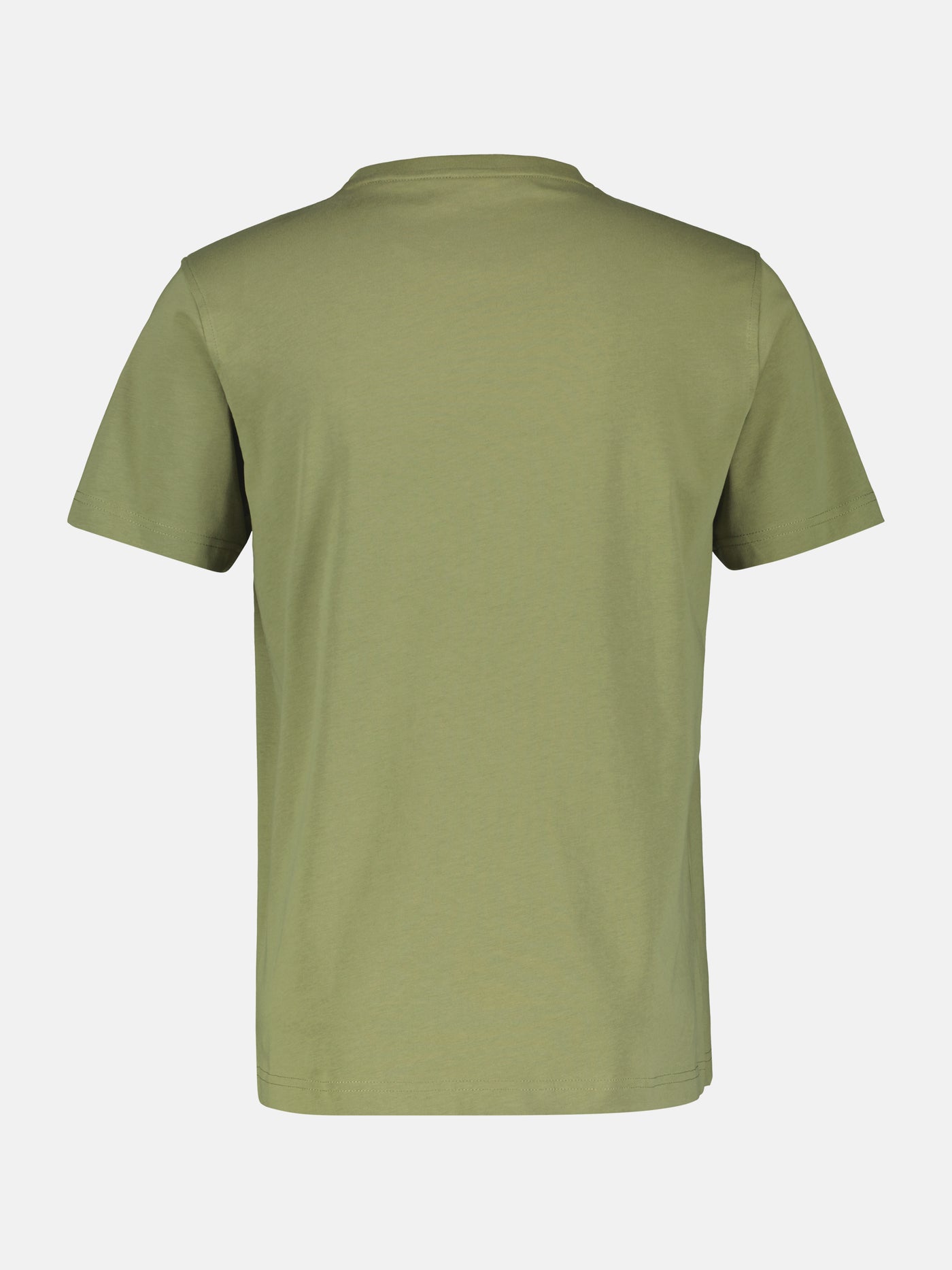 Basic T-shirt with logo stitch, plain