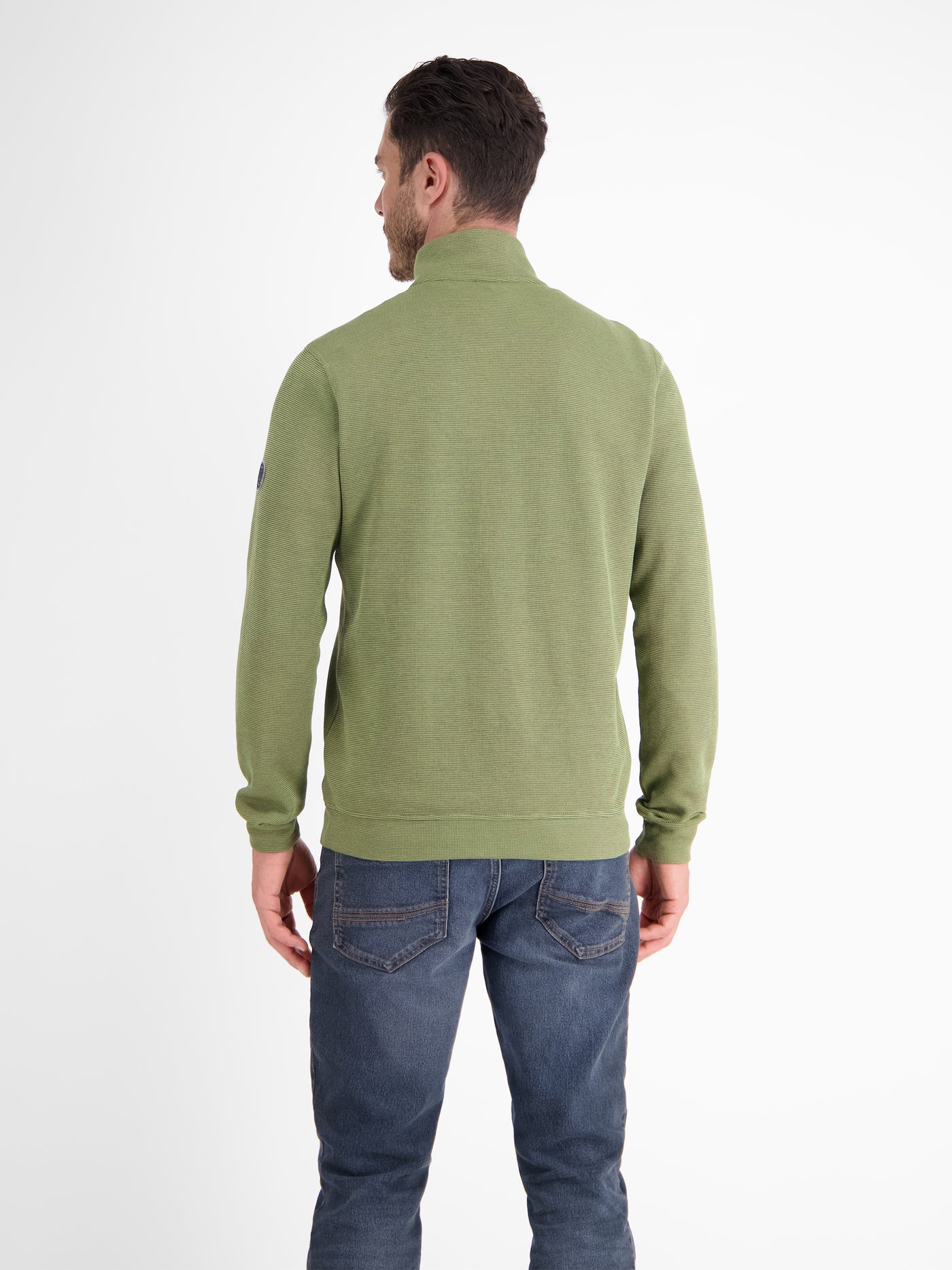 Plain-colored sweattroyer for men