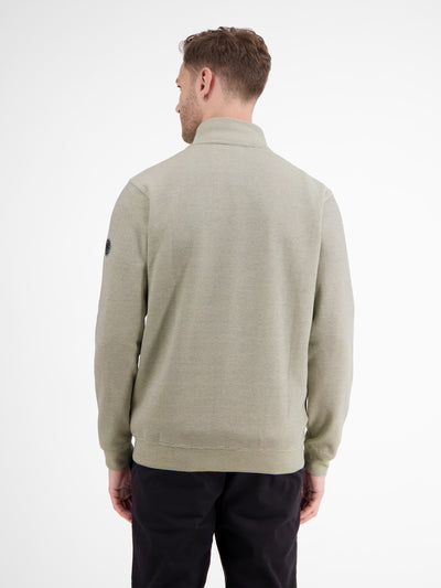 Plain-colored sweat jacket for men