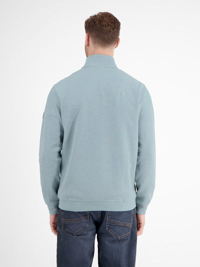 Plain-colored sweat jacket for men