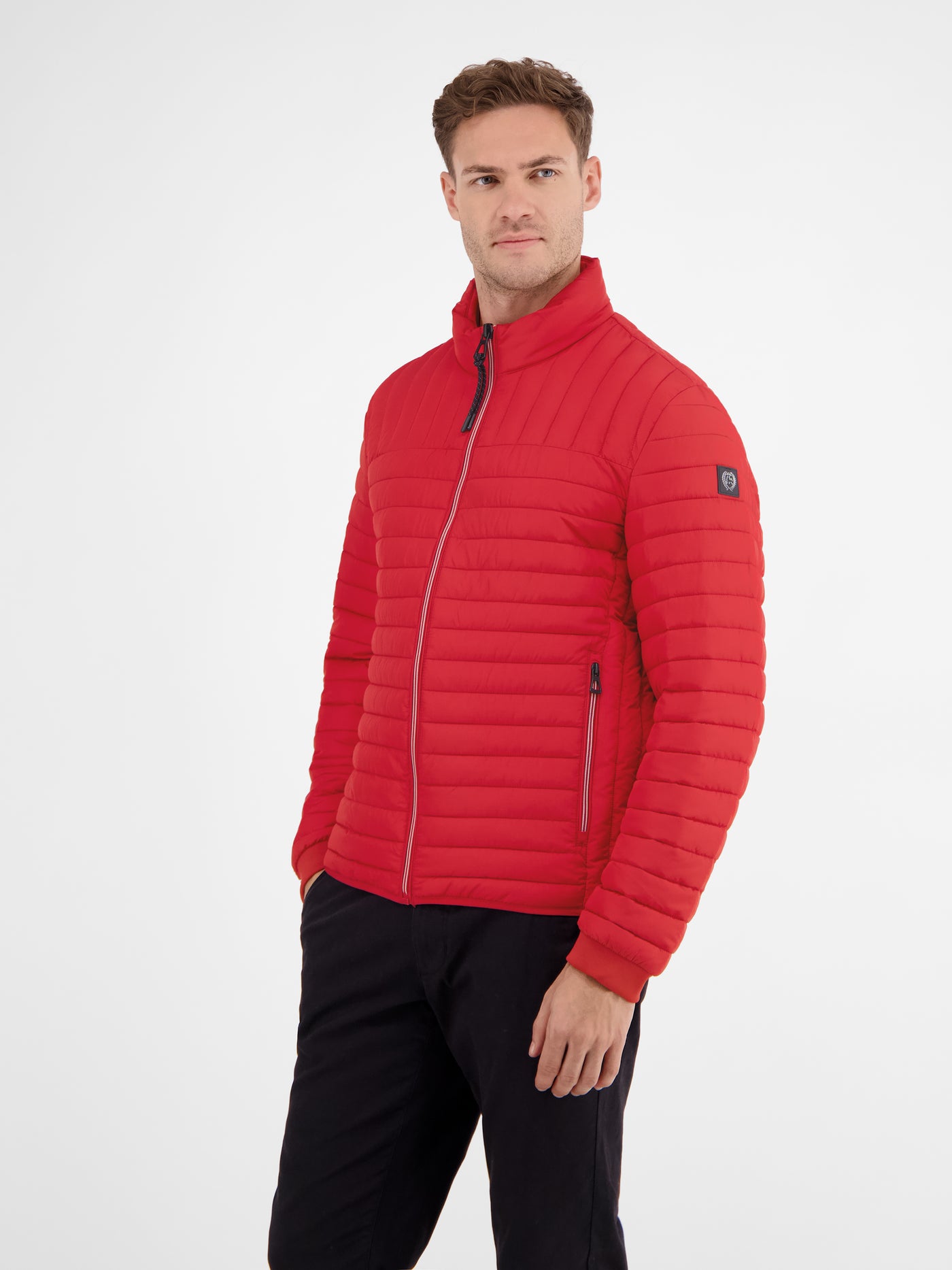 Lightweight men's quilted blouson