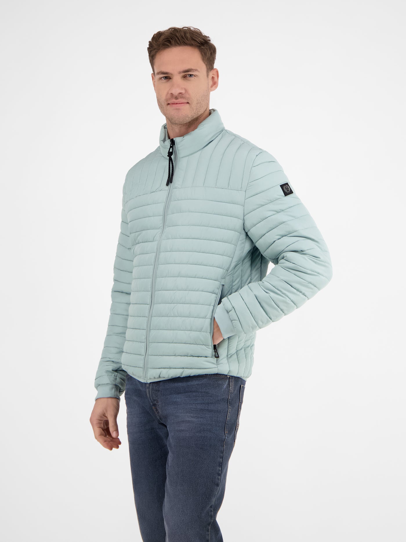 Lightweight men's quilted blouson