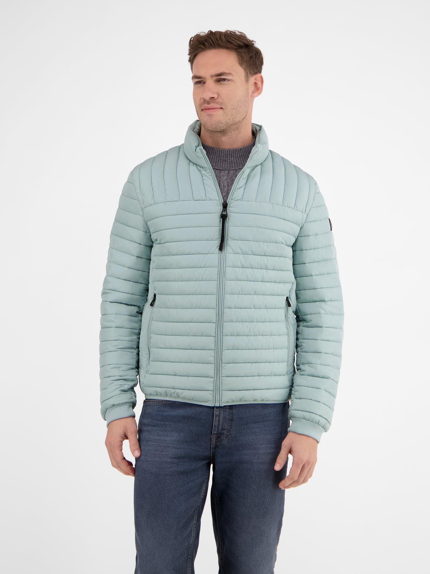 Lightweight men's quilted blouson