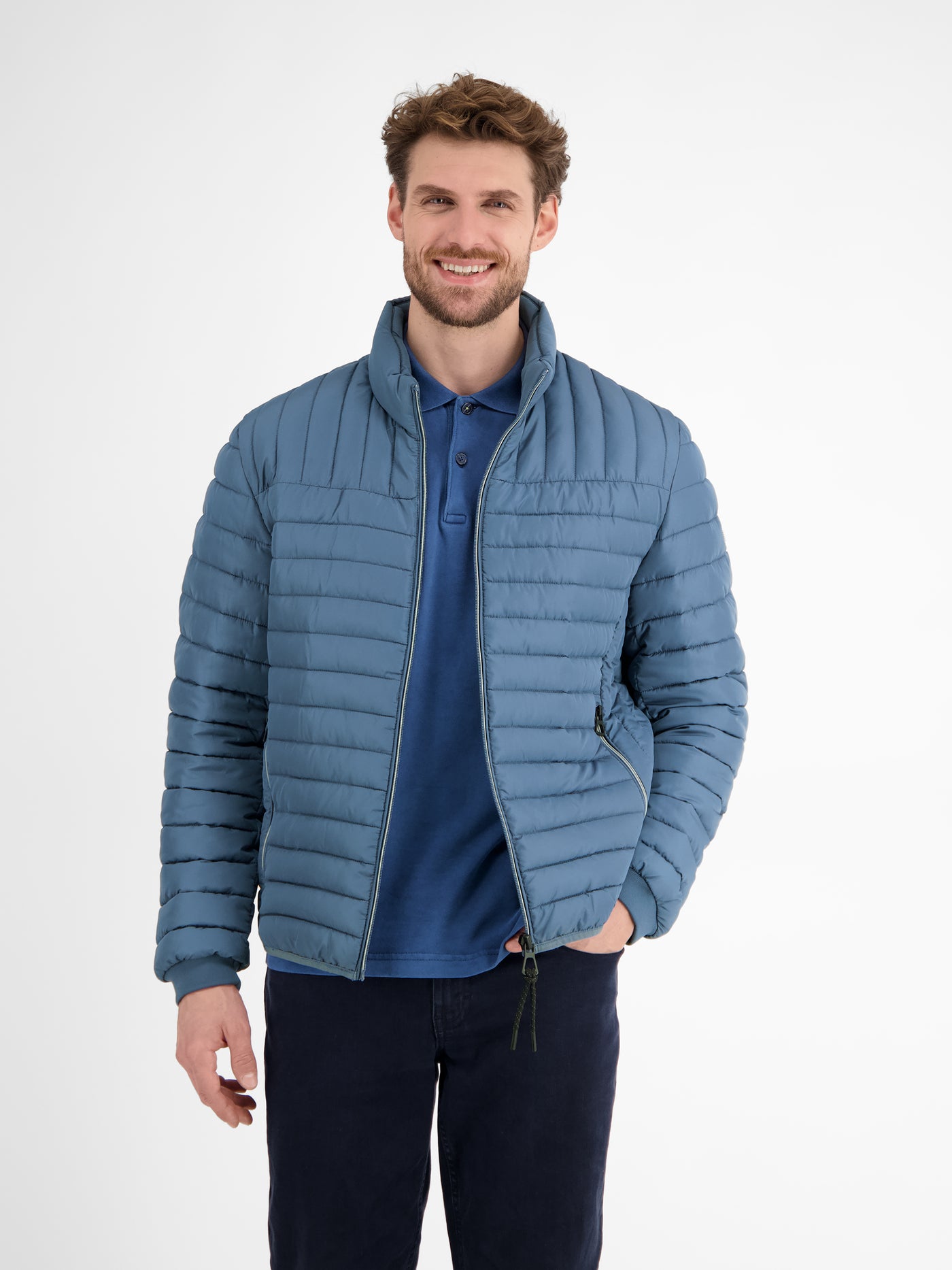 Lightweight men's quilted blouson