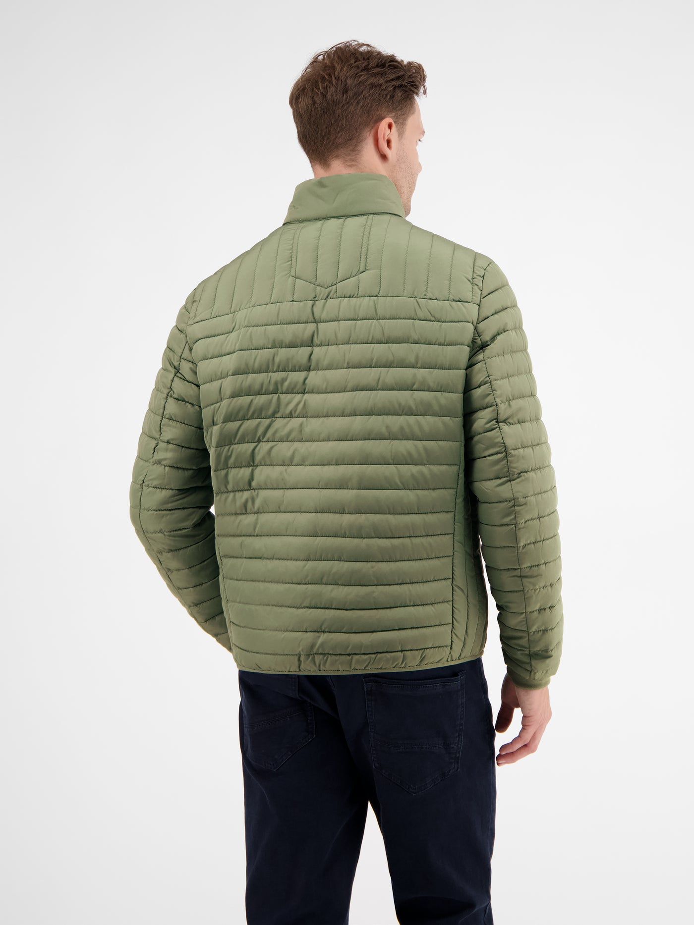 Lightweight men's quilted blouson