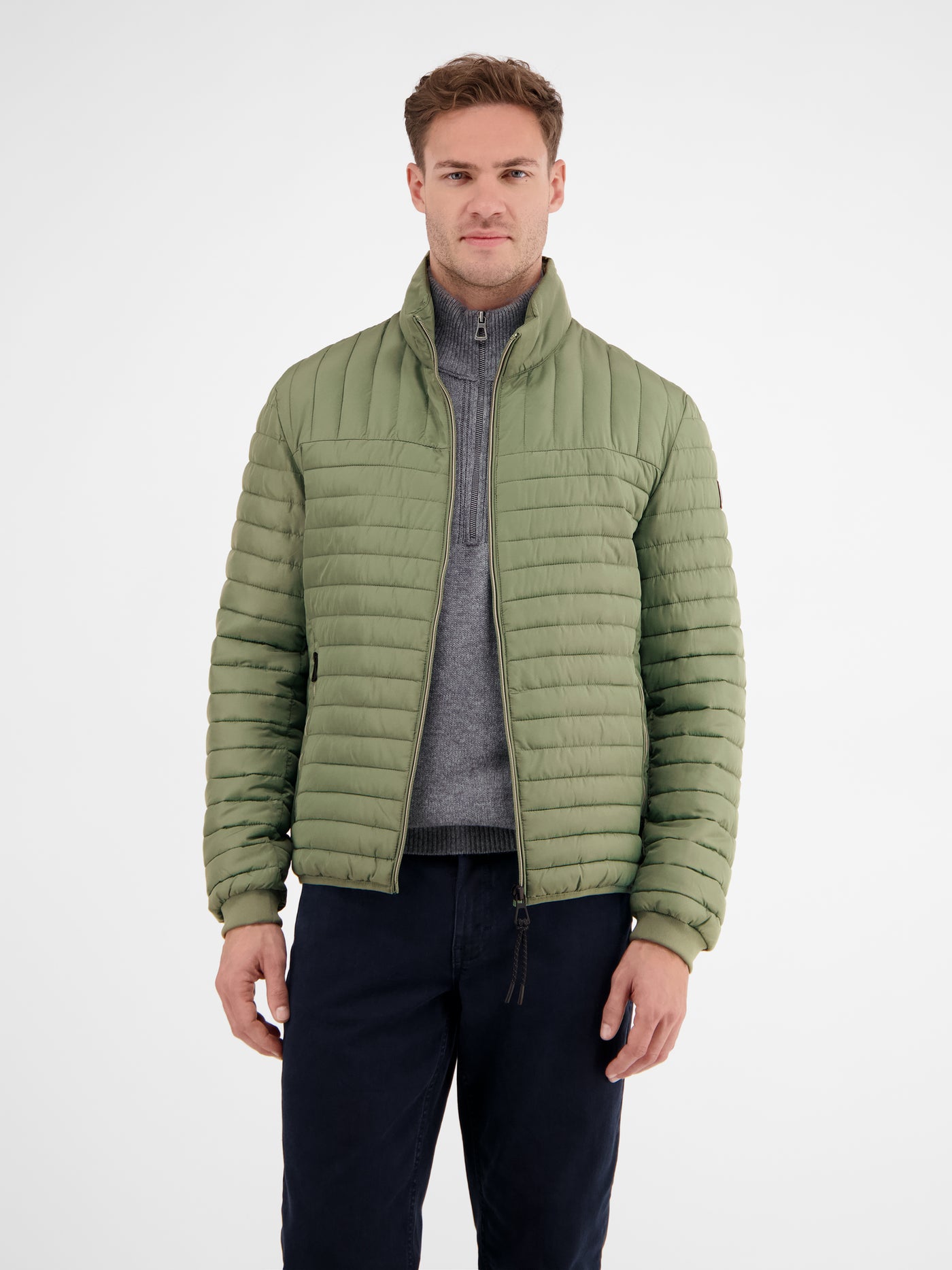 Lightweight men's quilted blouson