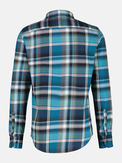 Men's shirt in checked flannel quality