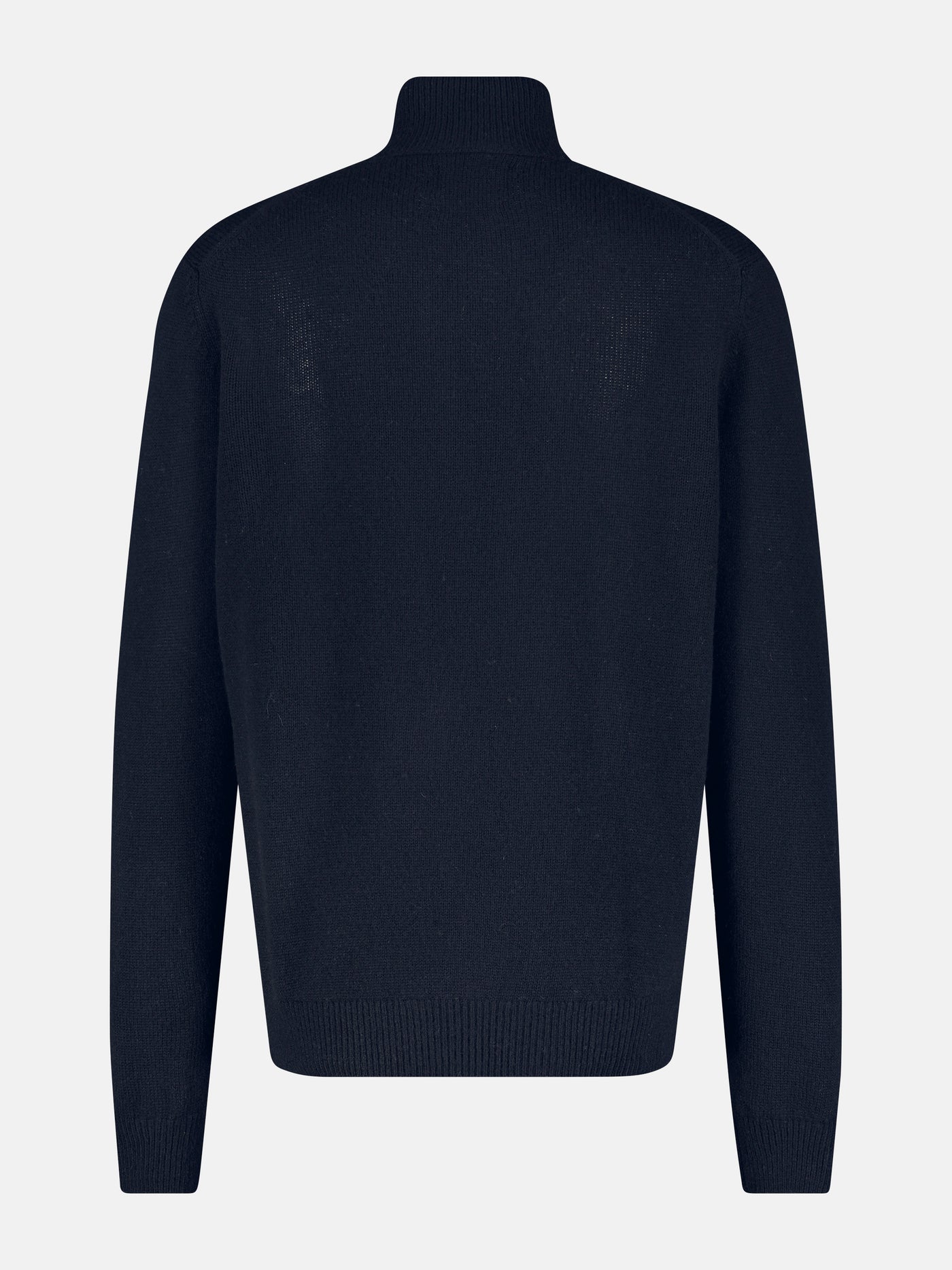 Virgin wool knitted sweater with cashmere content