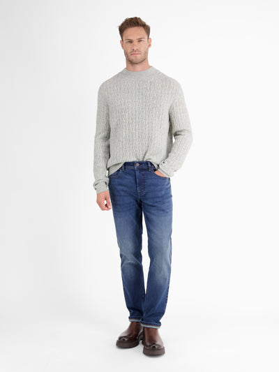 Cable knit turtleneck sweater