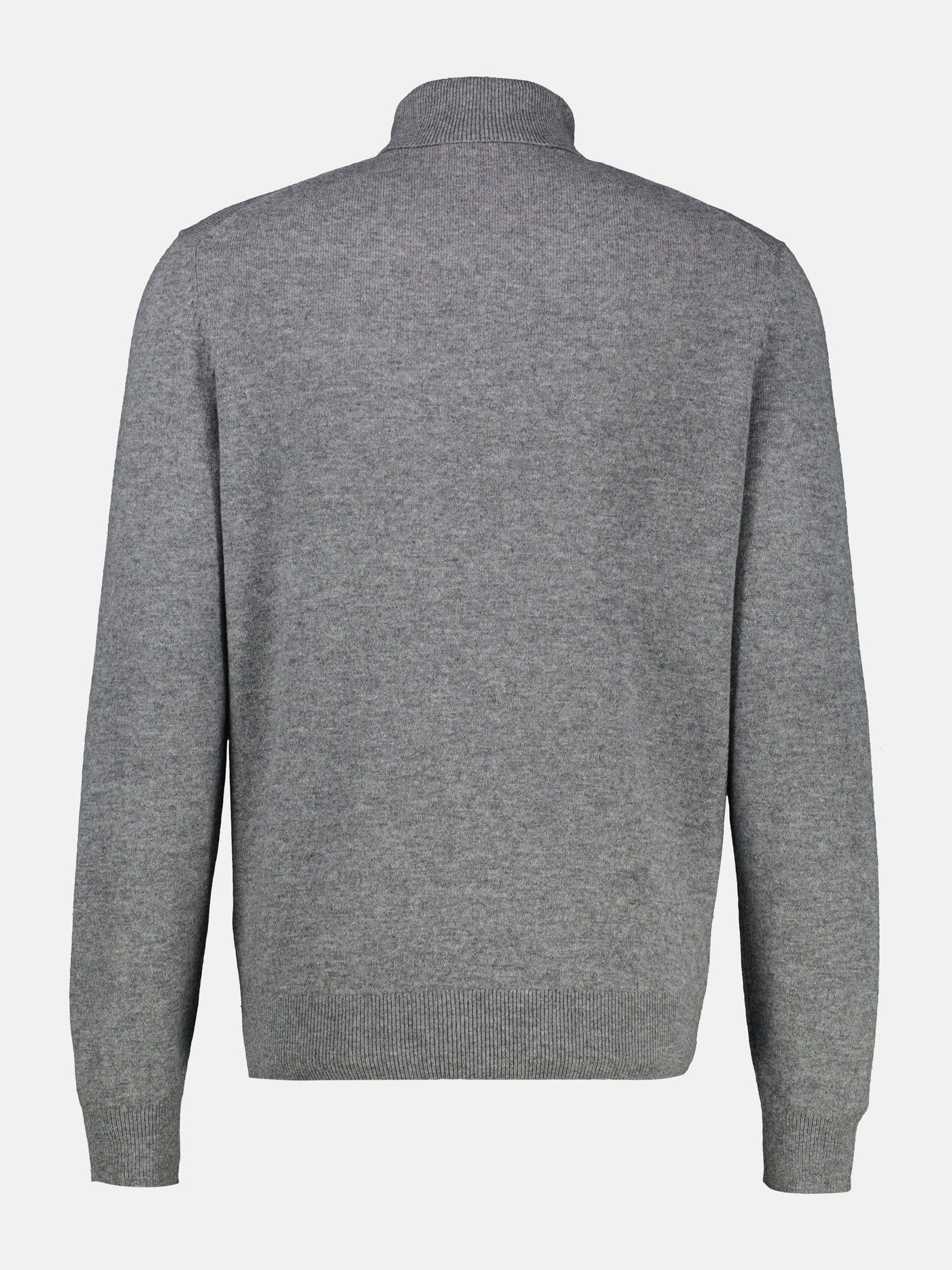 Virgin wool turtleneck sweater with cashmere content