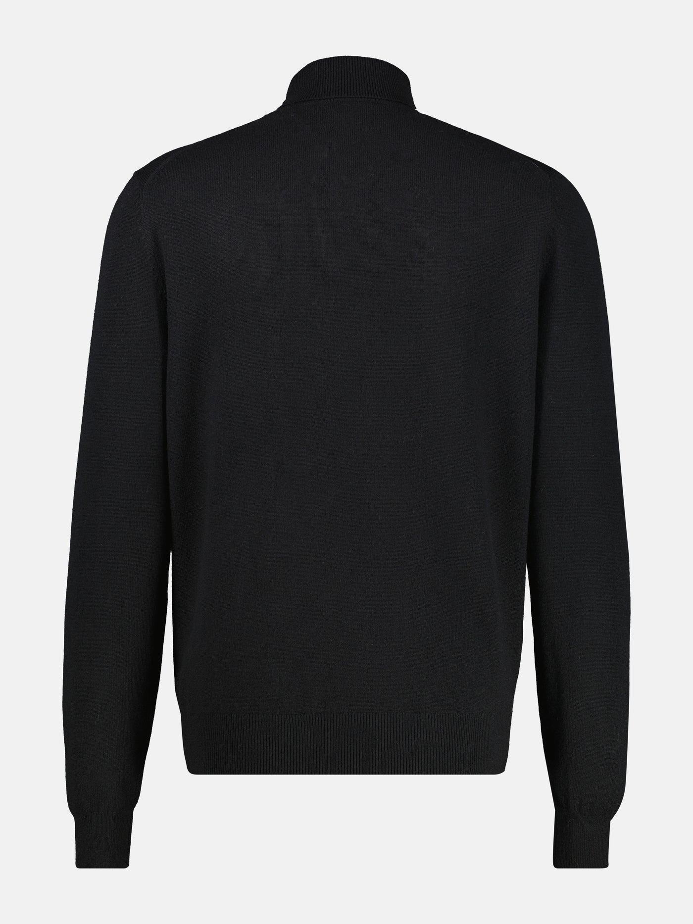 Virgin wool turtleneck sweater with cashmere content