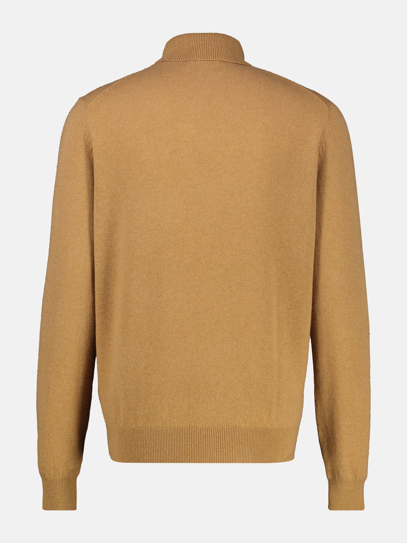 Virgin wool turtleneck sweater with cashmere content