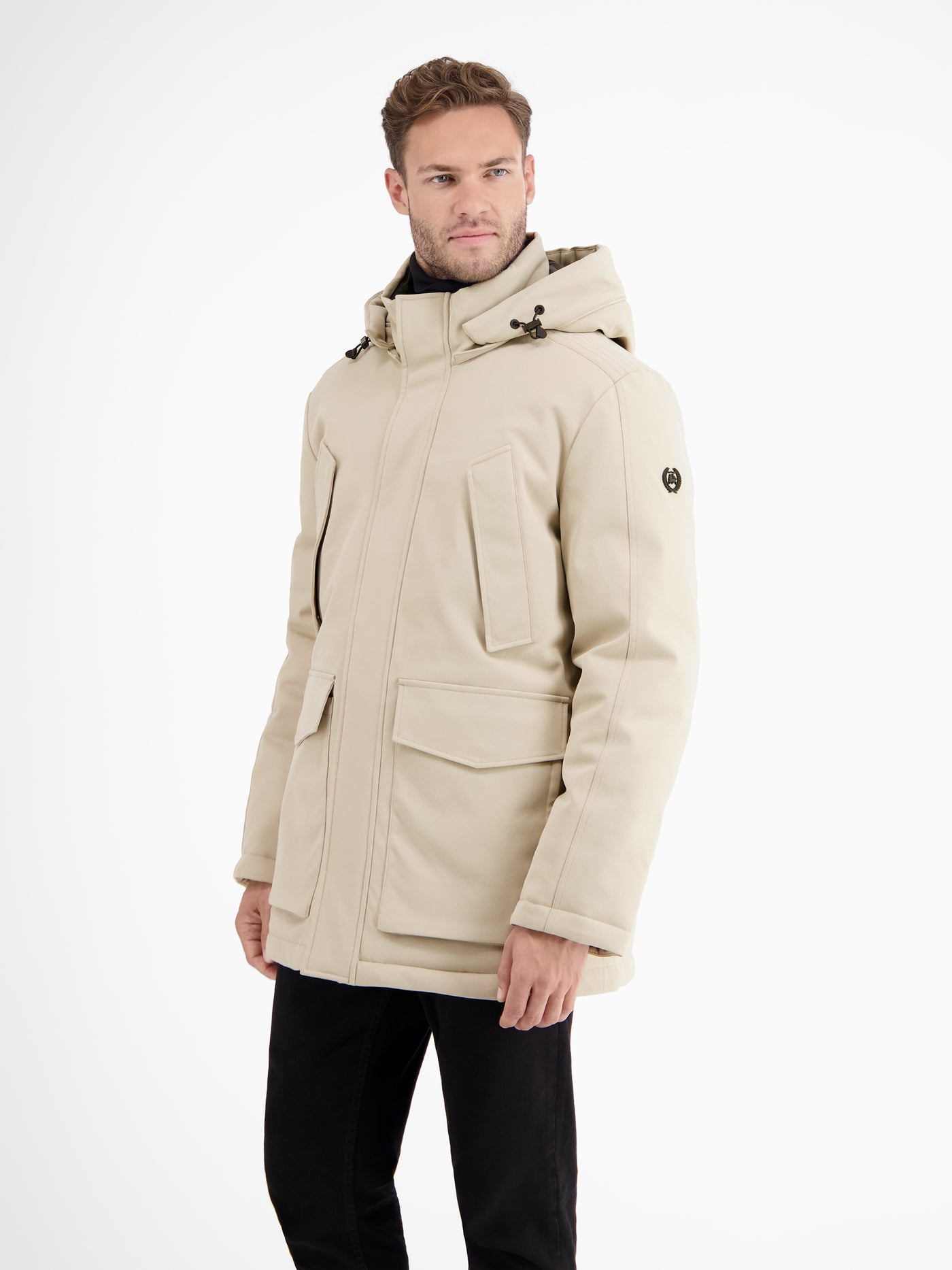 Gefütterter Winter-Parka mit Funktionen