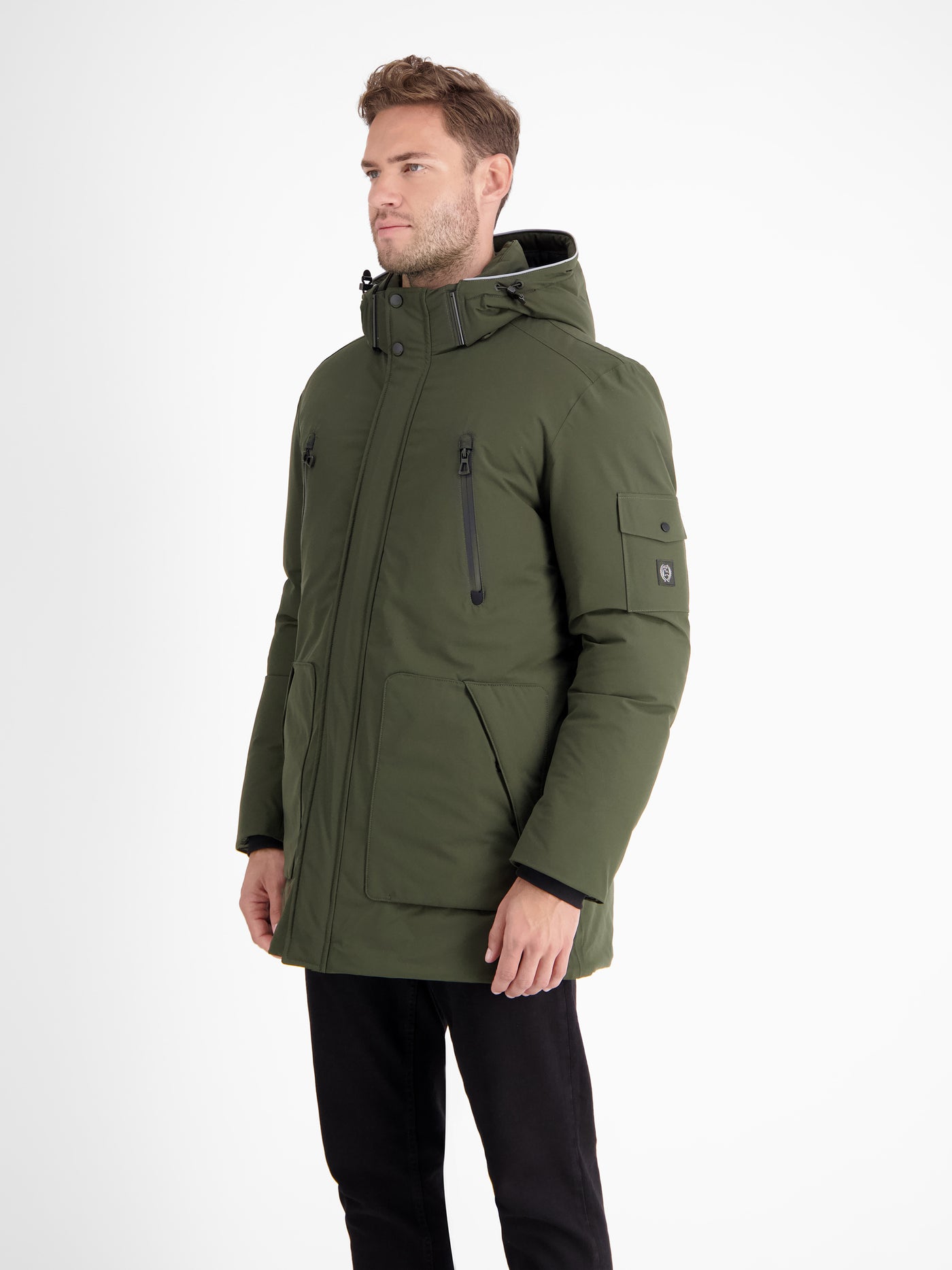 Wasserdichter Winter-Parka mit Kapuze