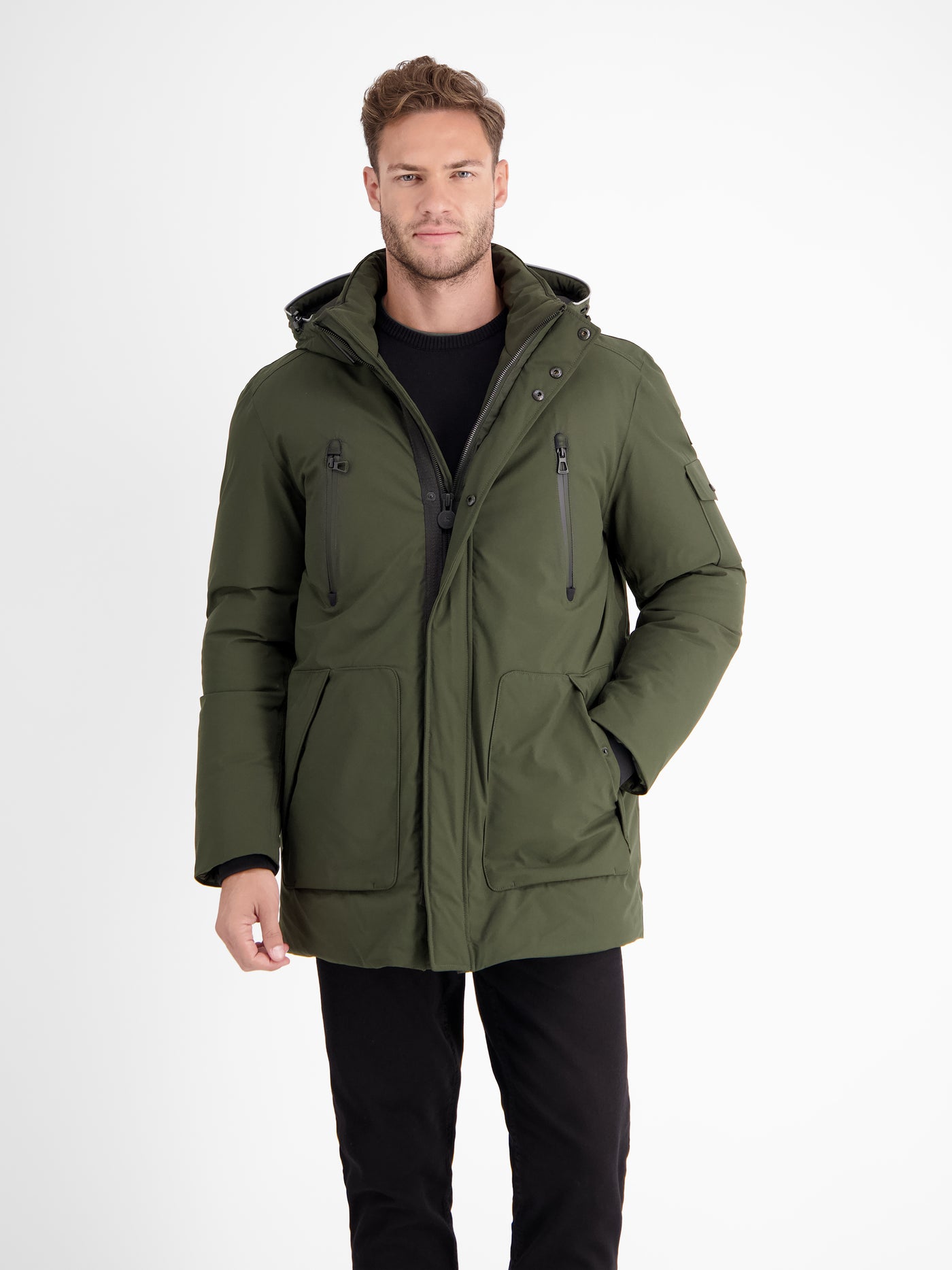 Wasserdichter Winter-Parka mit Kapuze