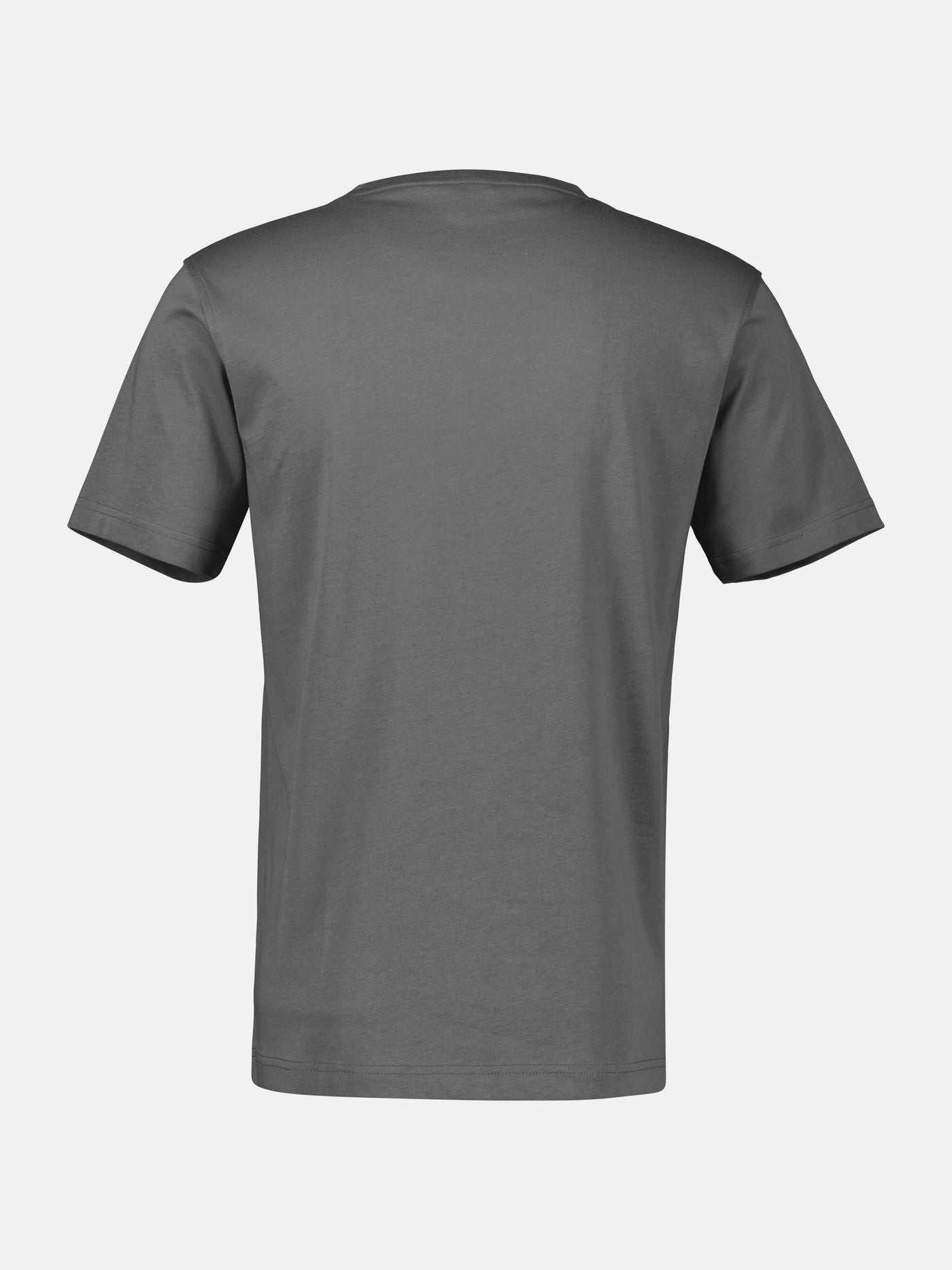 Basic T-Shirt mit Logostitch, unifarben