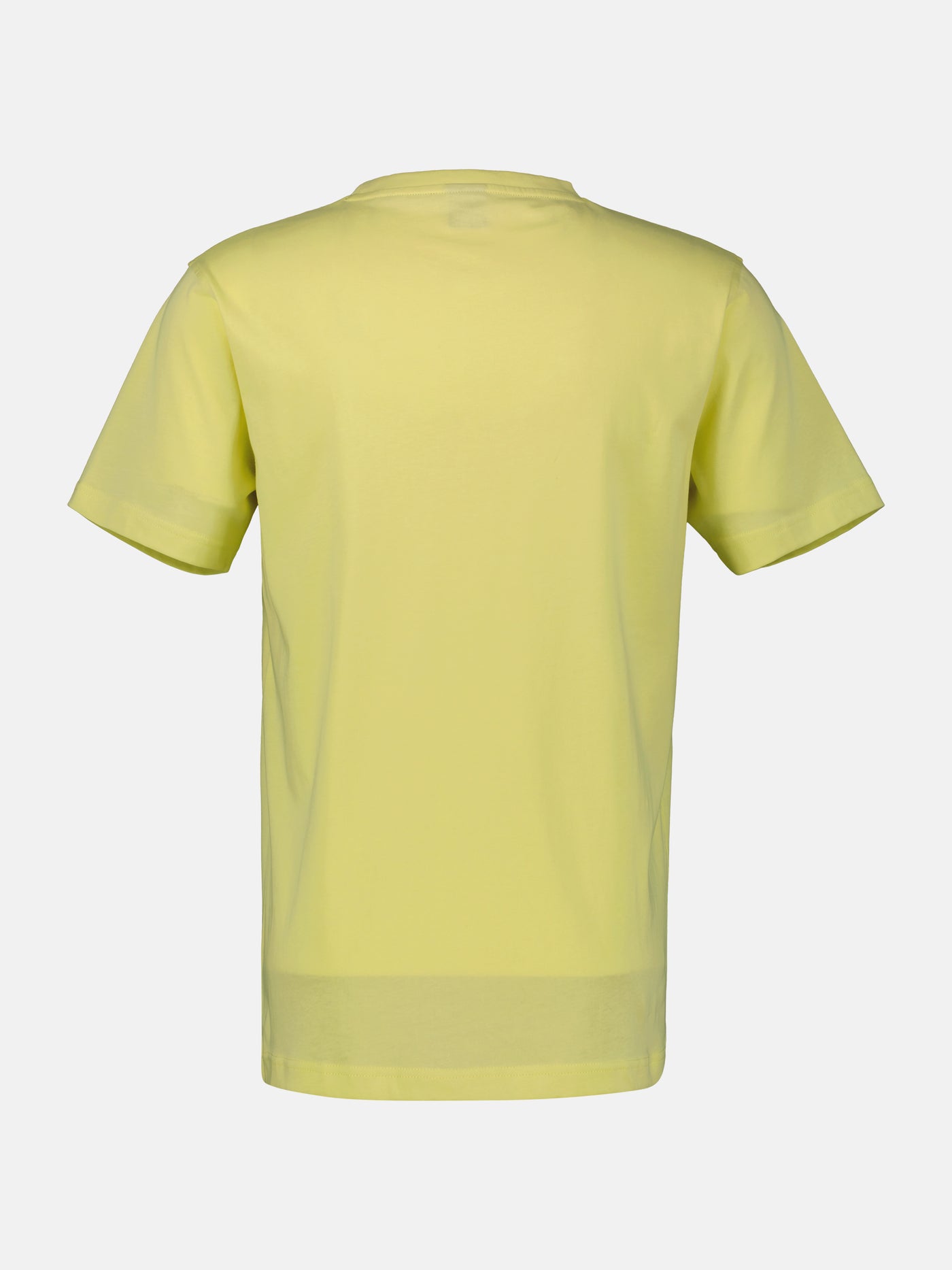 Basic T-Shirt mit Logostitch, unifarben