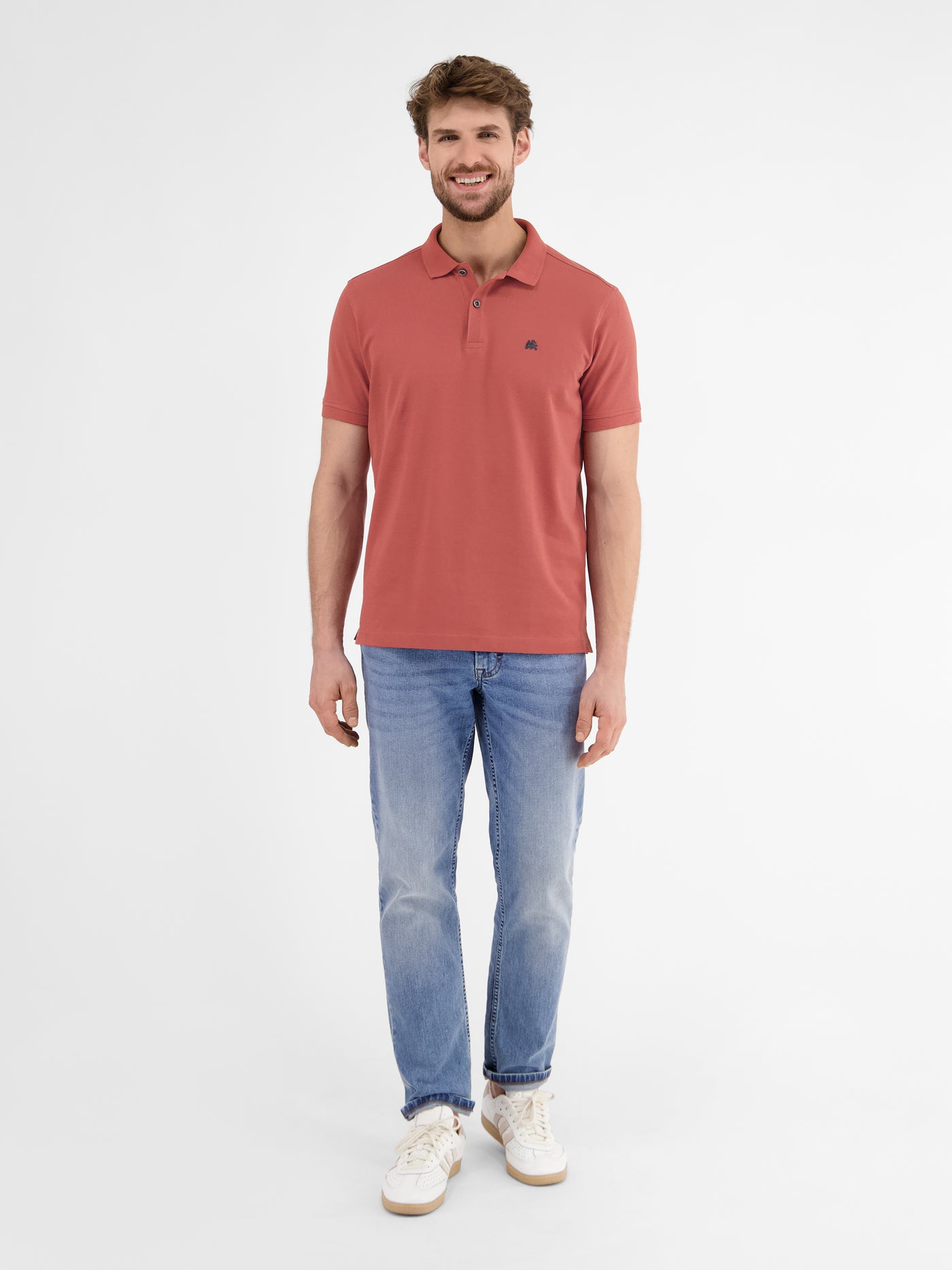 Basic Poloshirt für Herren, unifarben