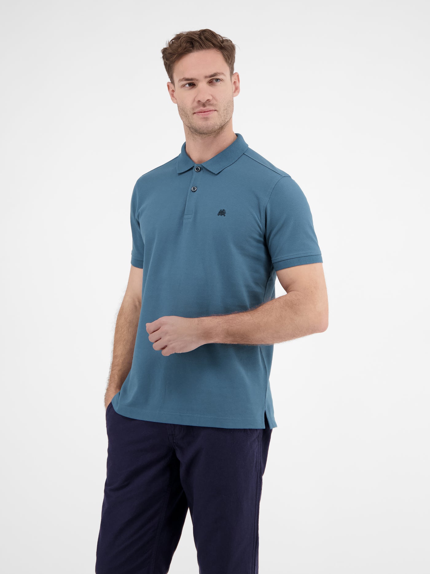 Basic Poloshirt für Herren, unifarben