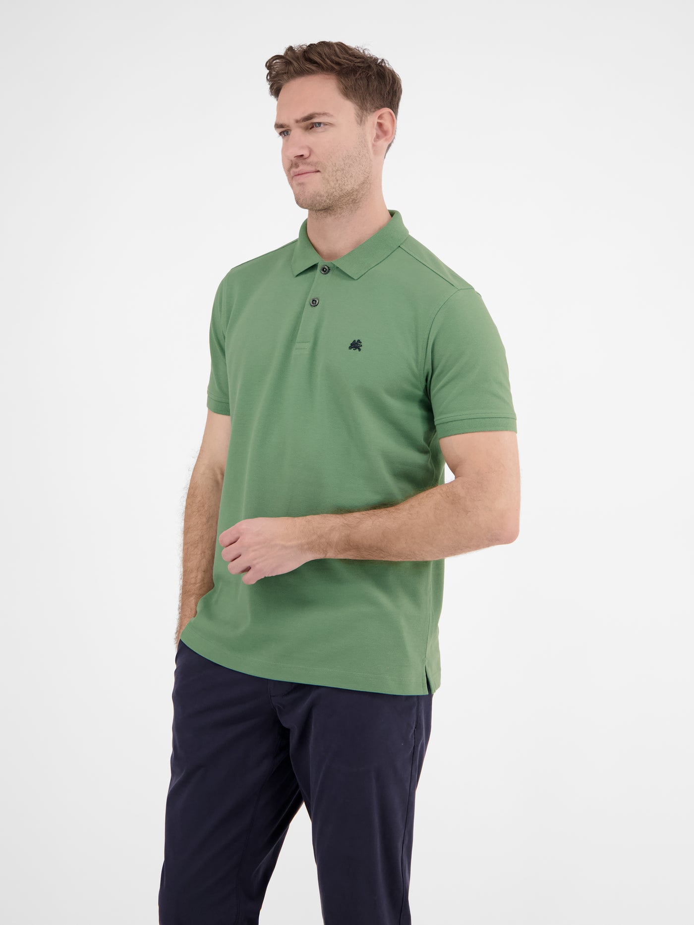 Basic Poloshirt für Herren, unifarben