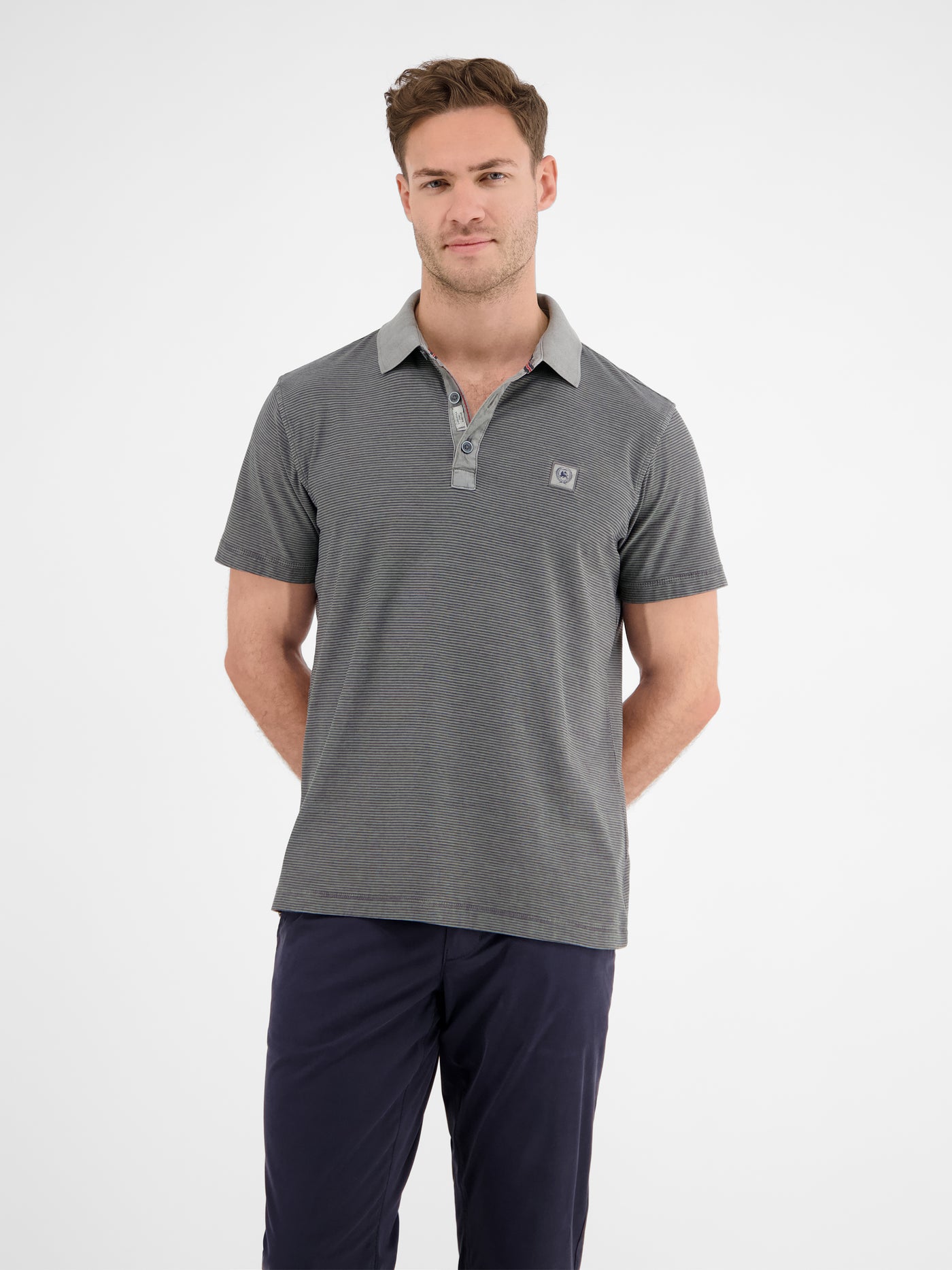 Gestreiftes Poloshirt für Herren