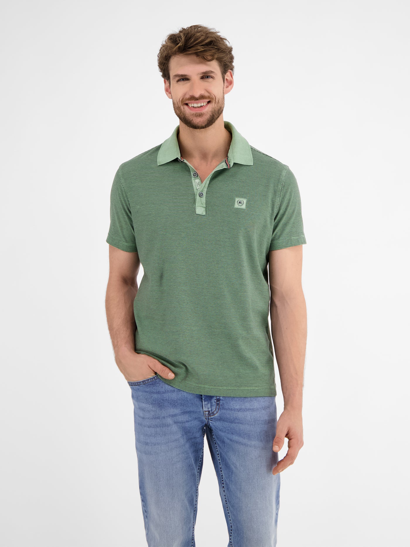 Gestreiftes Poloshirt für Herren