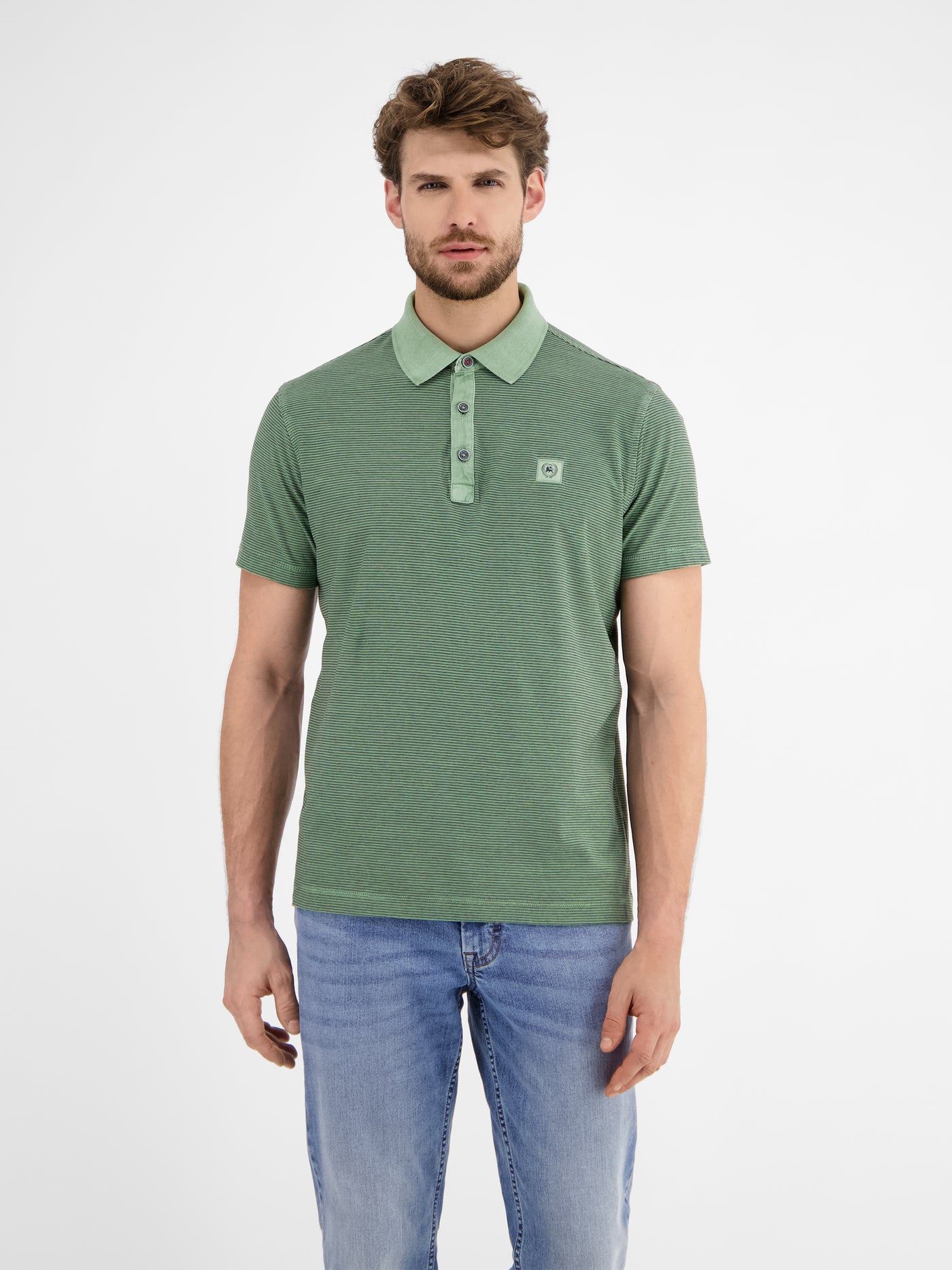 Gestreiftes Poloshirt für Herren