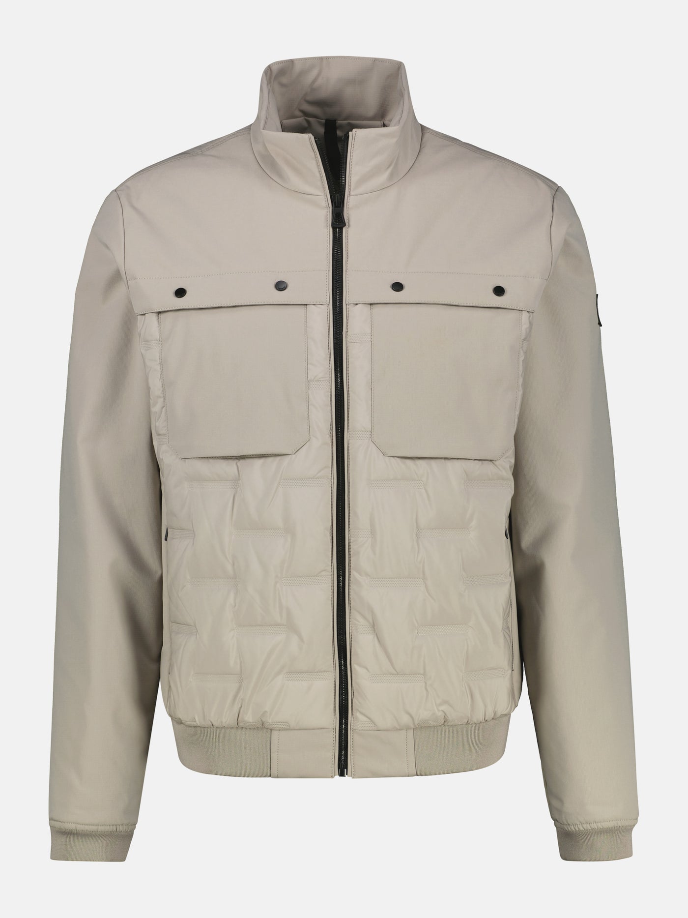 Sportiver Blouson in Struktur-Steppdesign