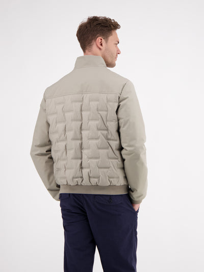 Sportiver Blouson in Struktur-Steppdesign