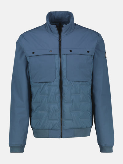 Sportiver Blouson in Struktur-Steppdesign