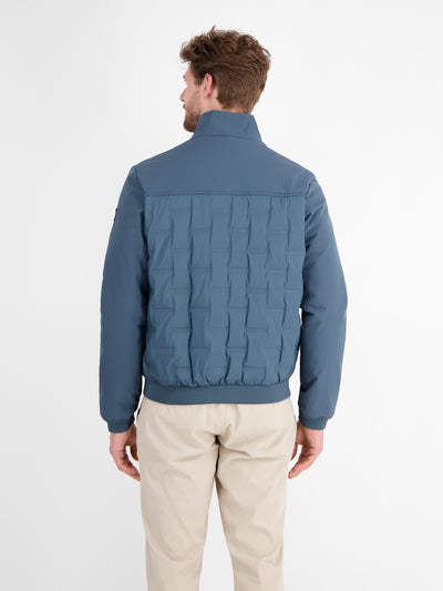 Sportiver Blouson in Struktur-Steppdesign