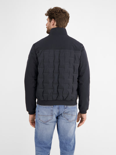 Sportiver Blouson in Struktur-Steppdesign