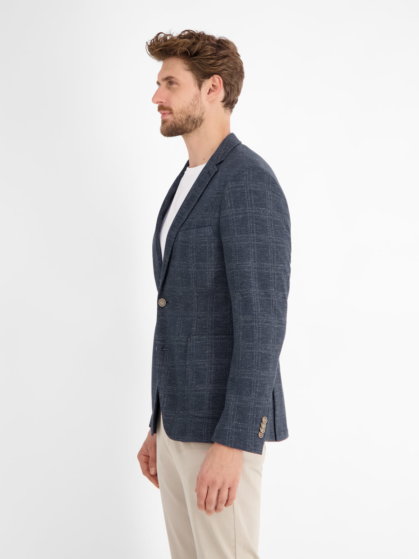 Jersey Blazer, kariert