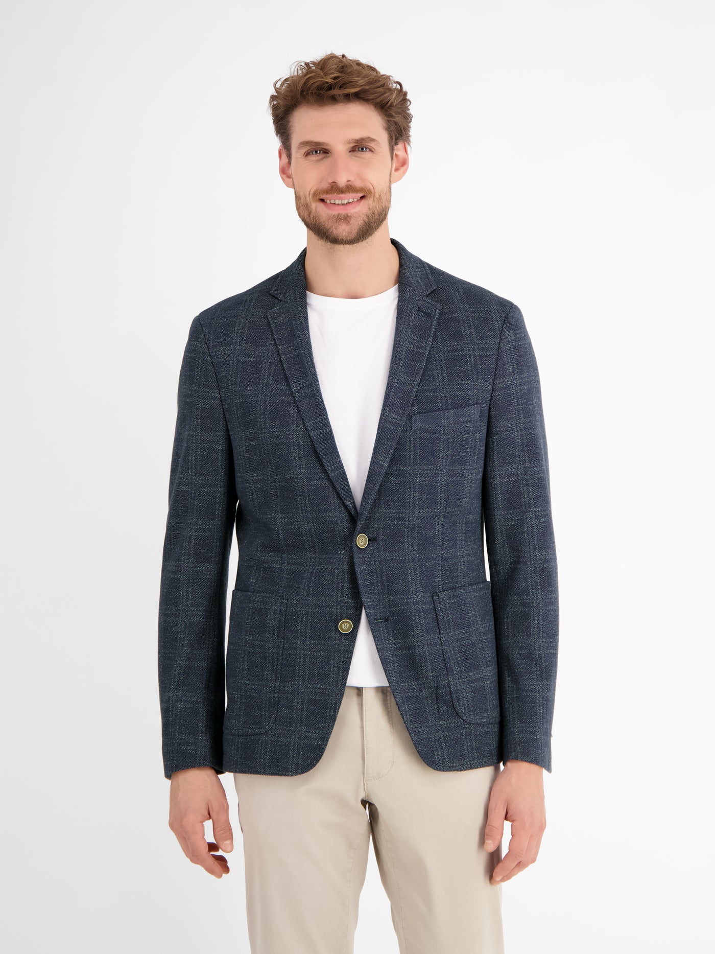 Jersey Blazer, kariert