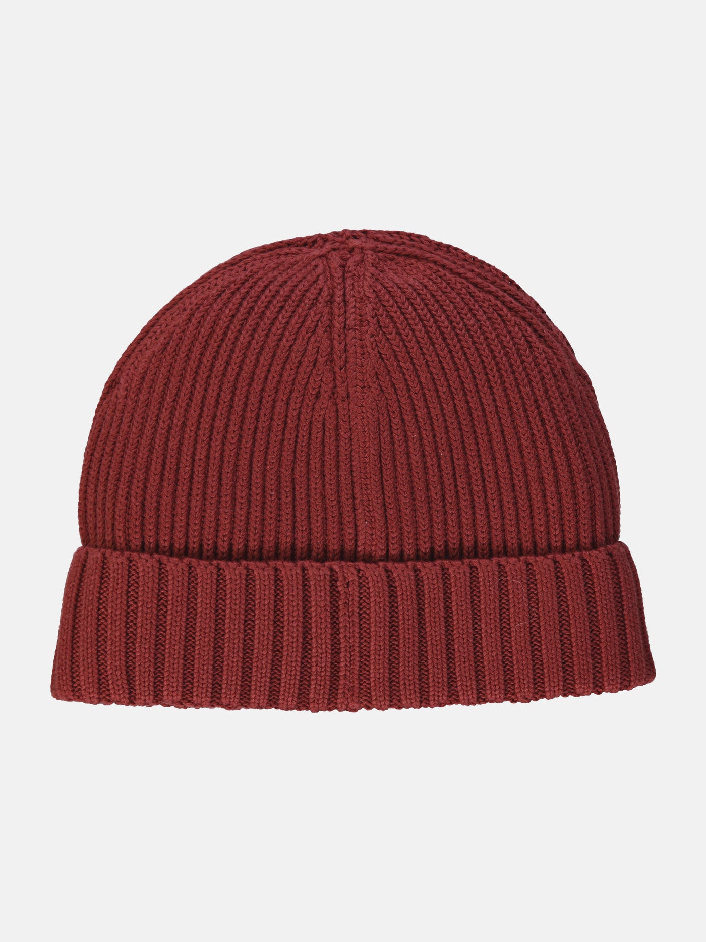 Knitted hat with wide rib