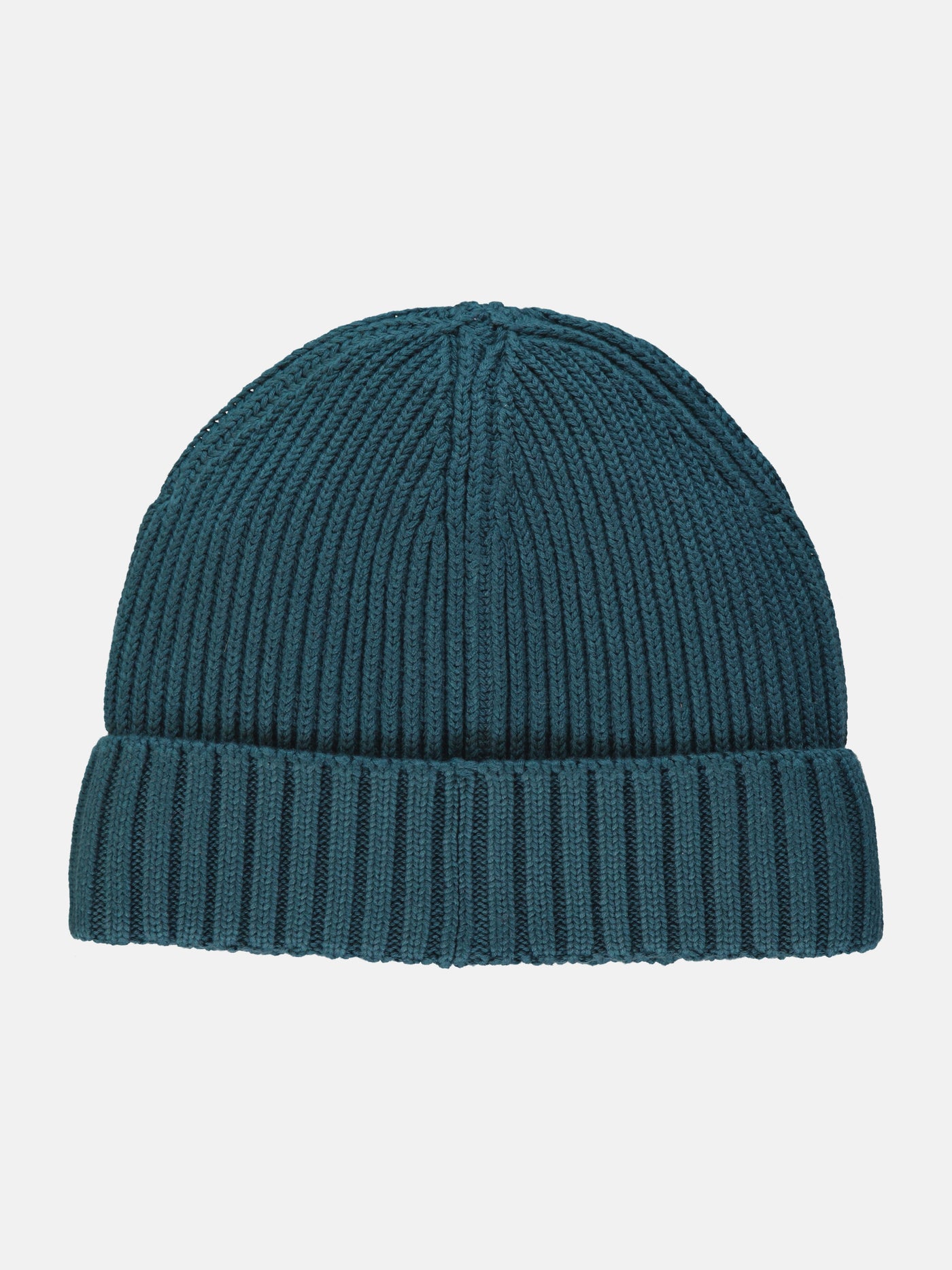 Knitted hat with wide rib