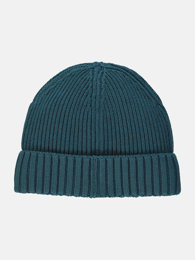 Knitted hat with wide rib