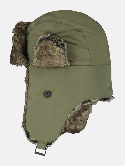 Trapper hat with faux fur