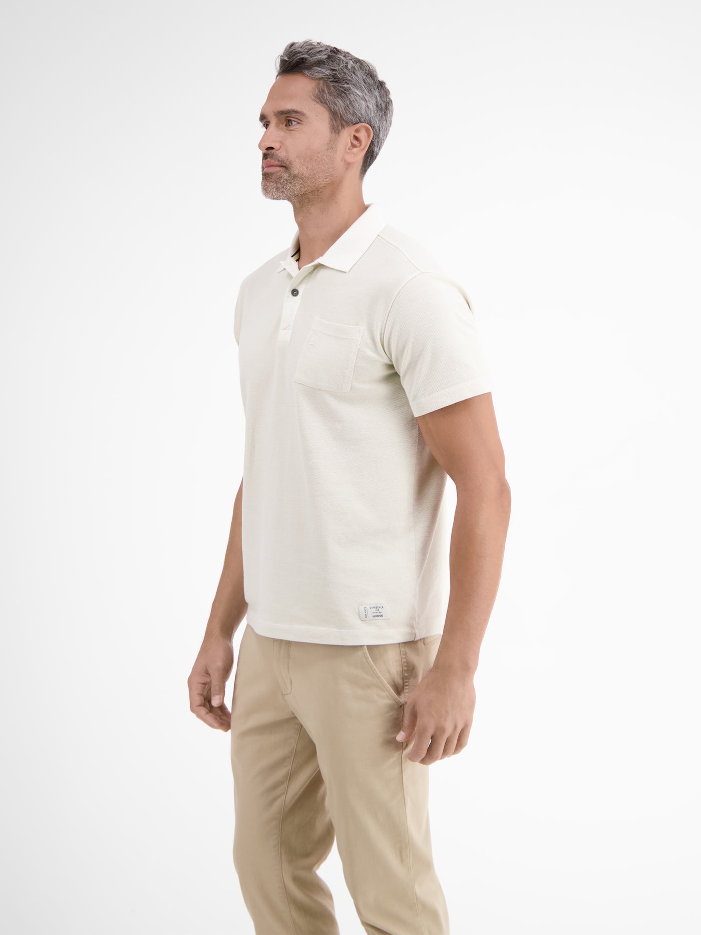 Polo shirt two-tone in – SHOP piqué LERROS
