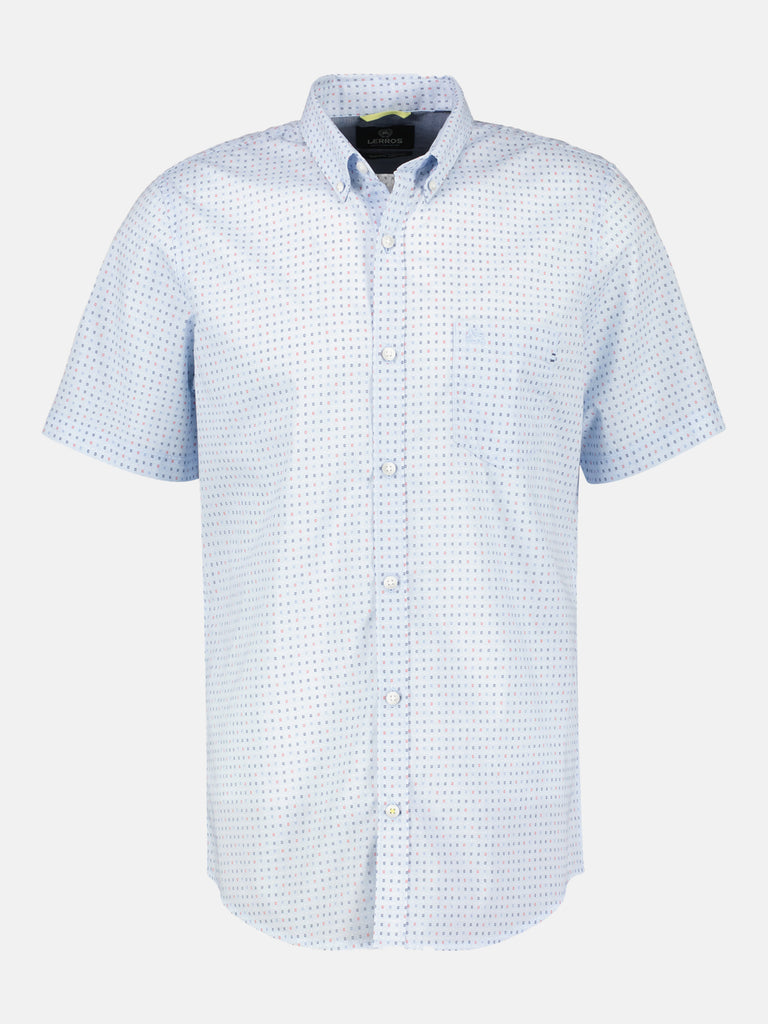patterned SHOP Short LERROS – sleeve shirt,