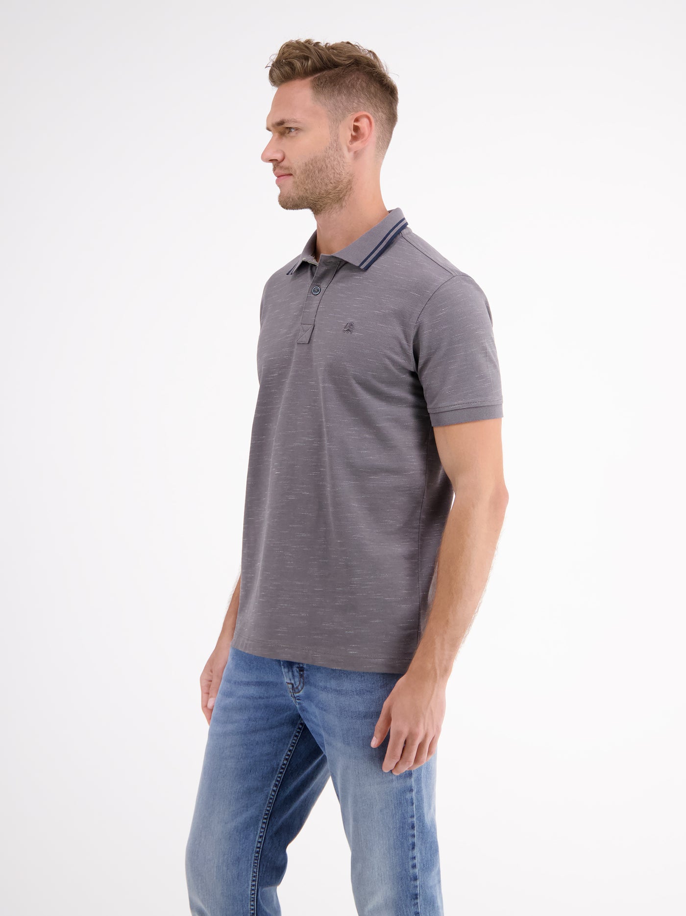 LERROS – SHOP in piqué two-tone shirt Polo