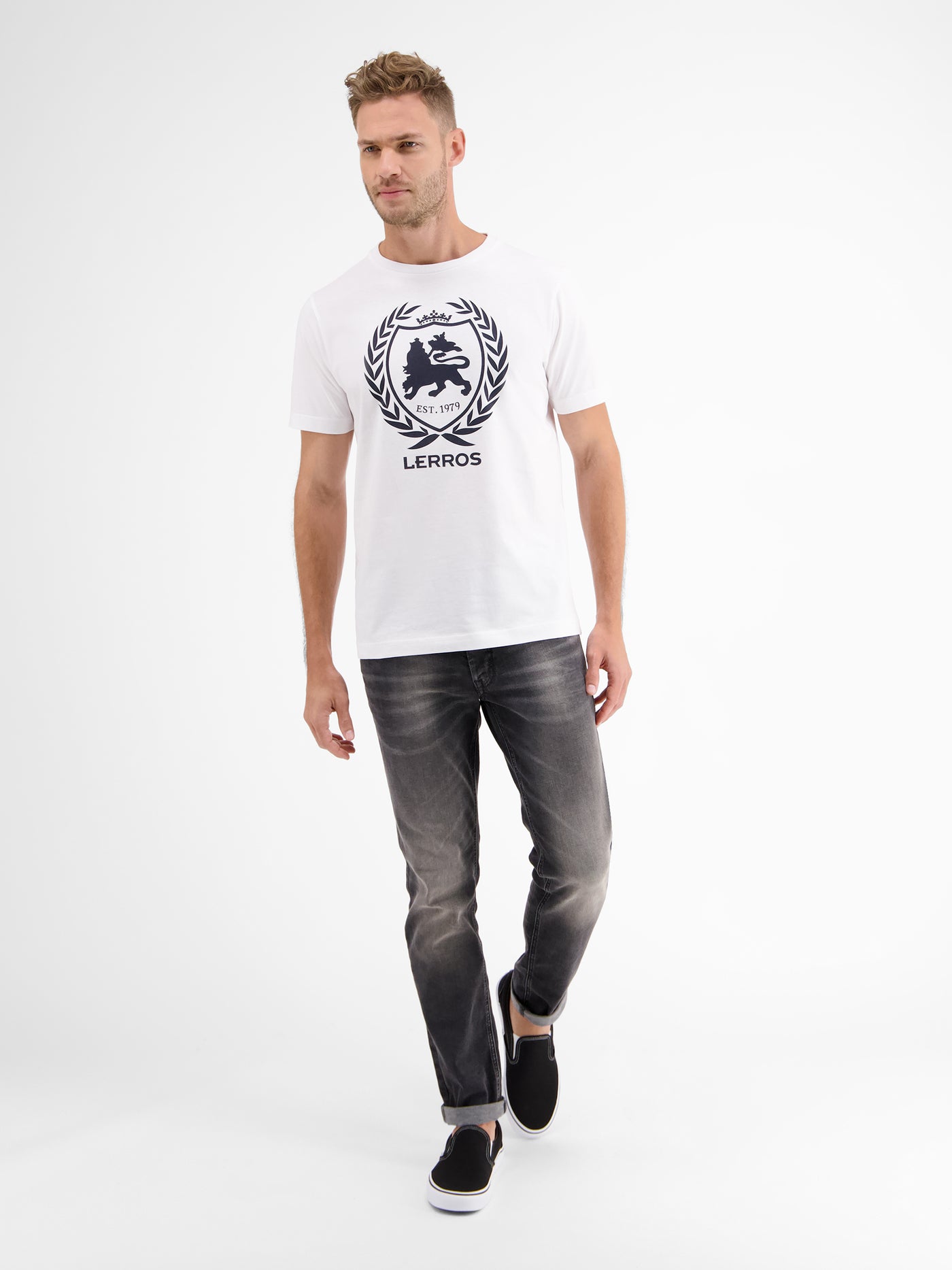 T-Shirt, Logoprint – SHOP LERROS