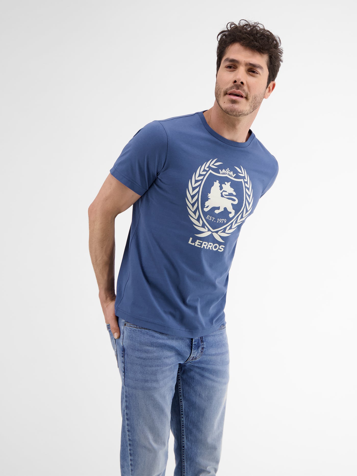 LERROS T-shirt, – print logo SHOP